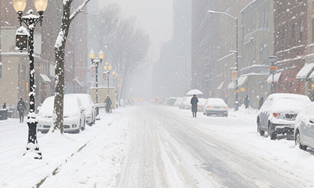 道路、轨道、跑道化雪